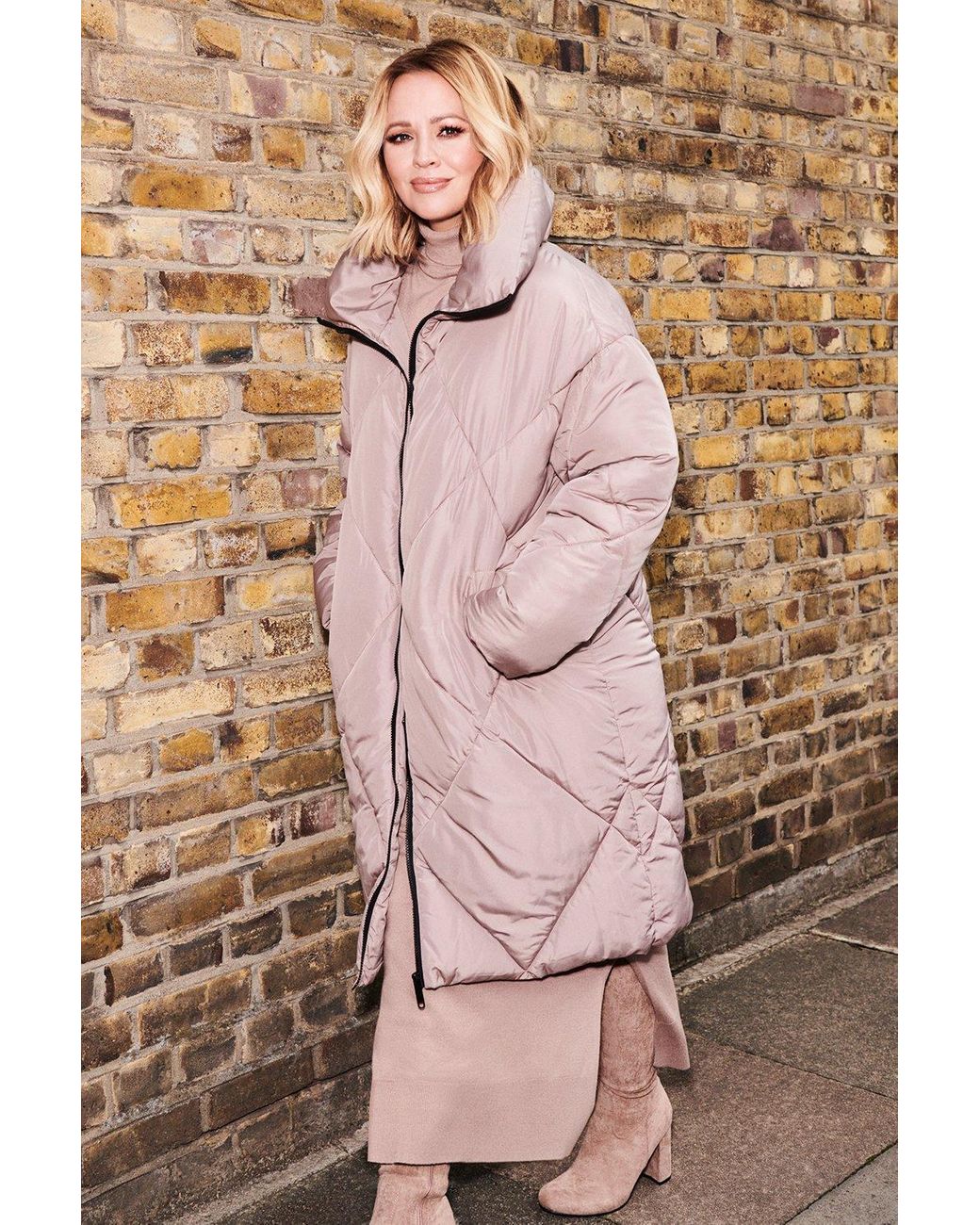 Oversized padded longline coat sale