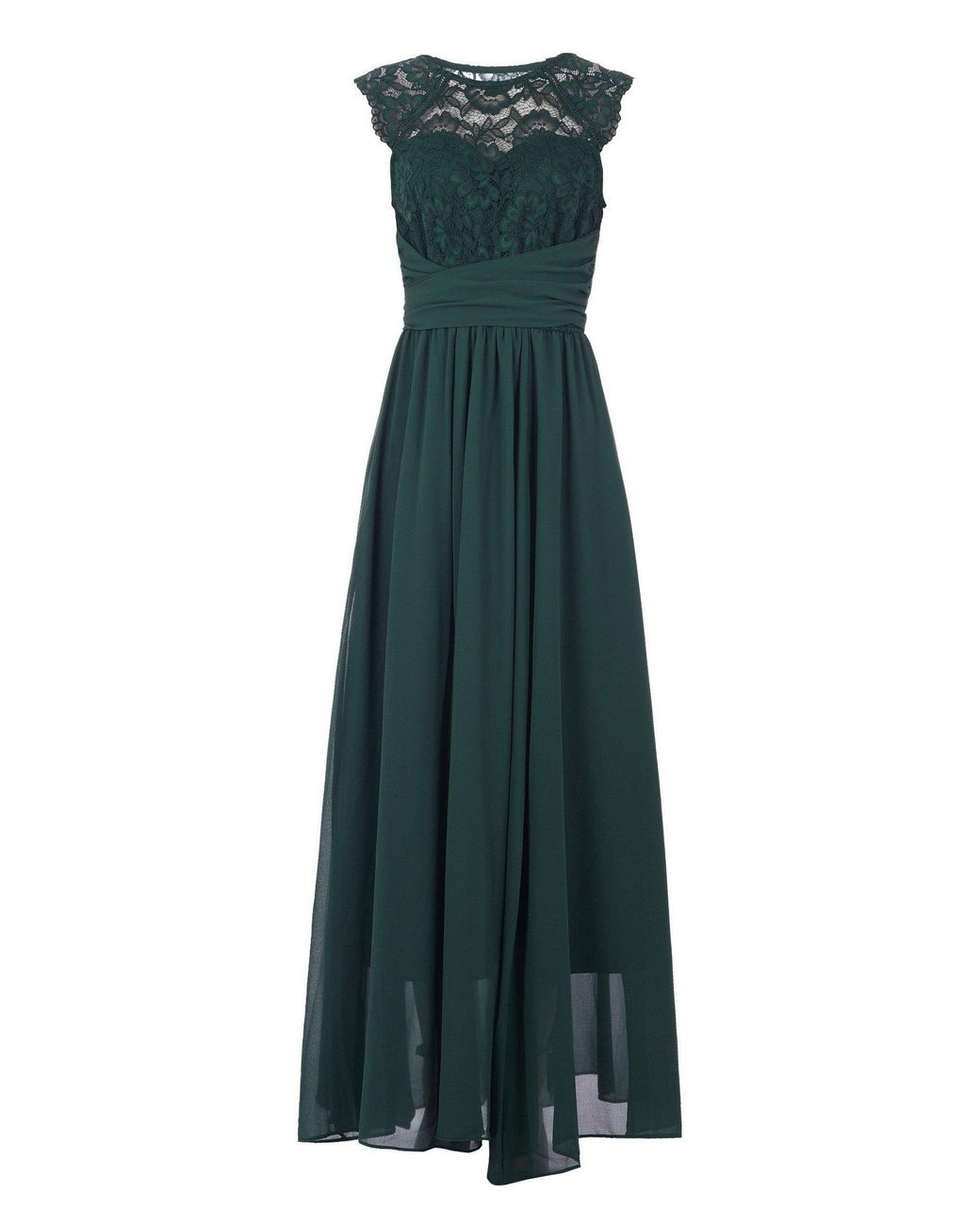 jolie moi green lace dress