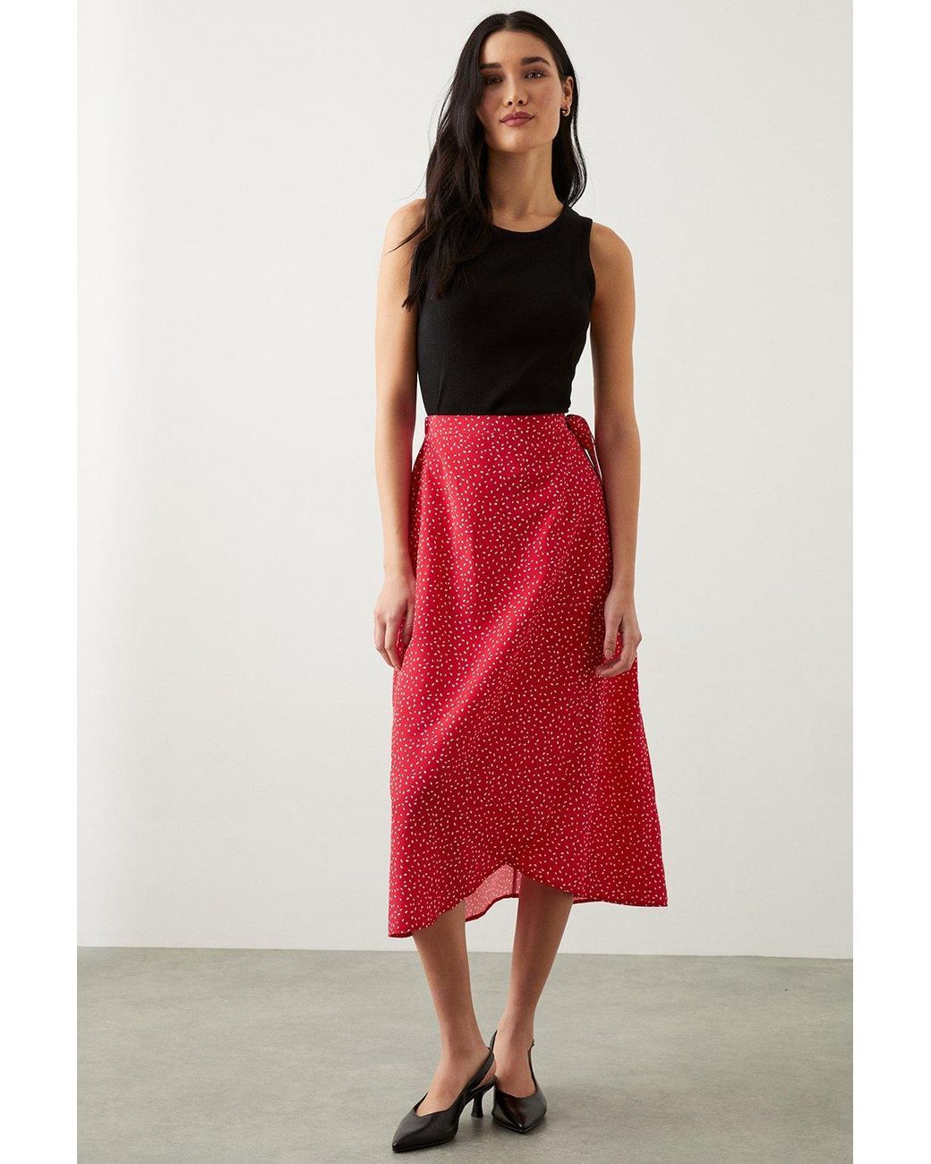 Green polka dot skirt dorothy perkins cheap