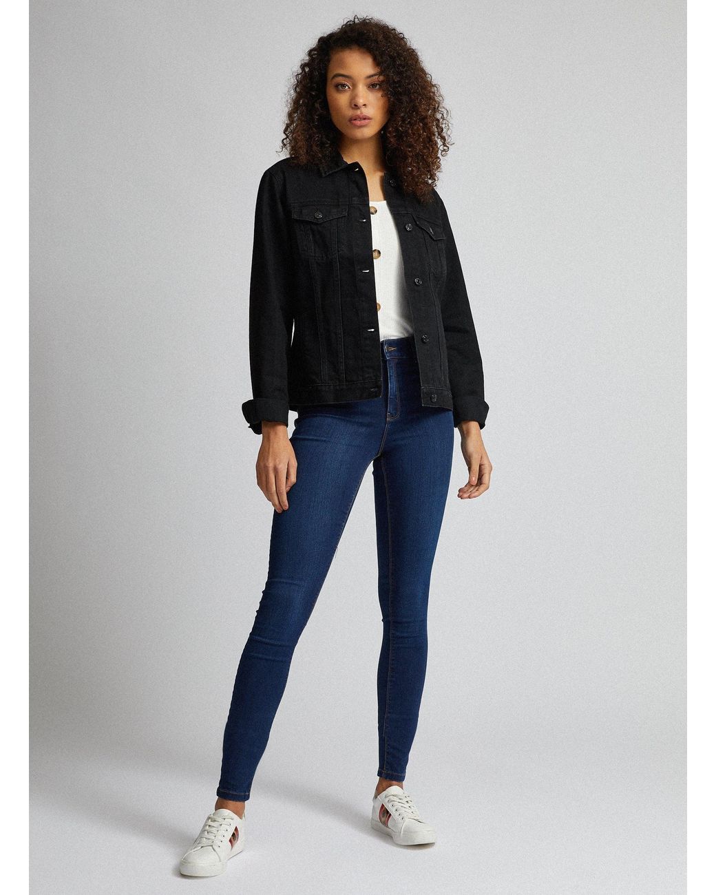 black denim jacket dorothy perkins