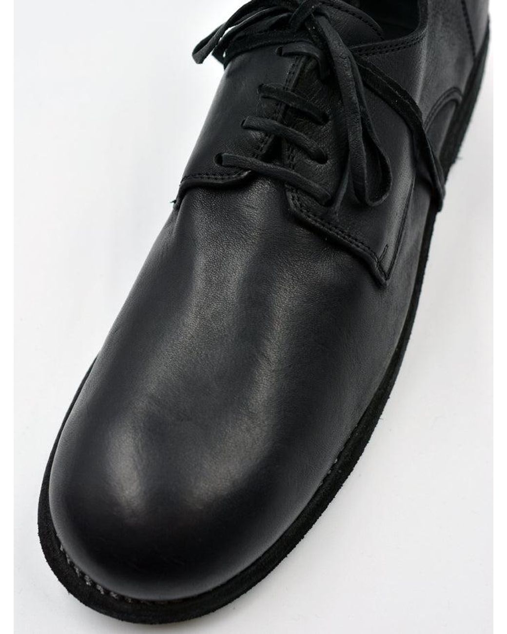 DOSHABURI Guidi 992x Donkey Full Grain Leather Classic Derby Shoes Black  for Men | Lyst