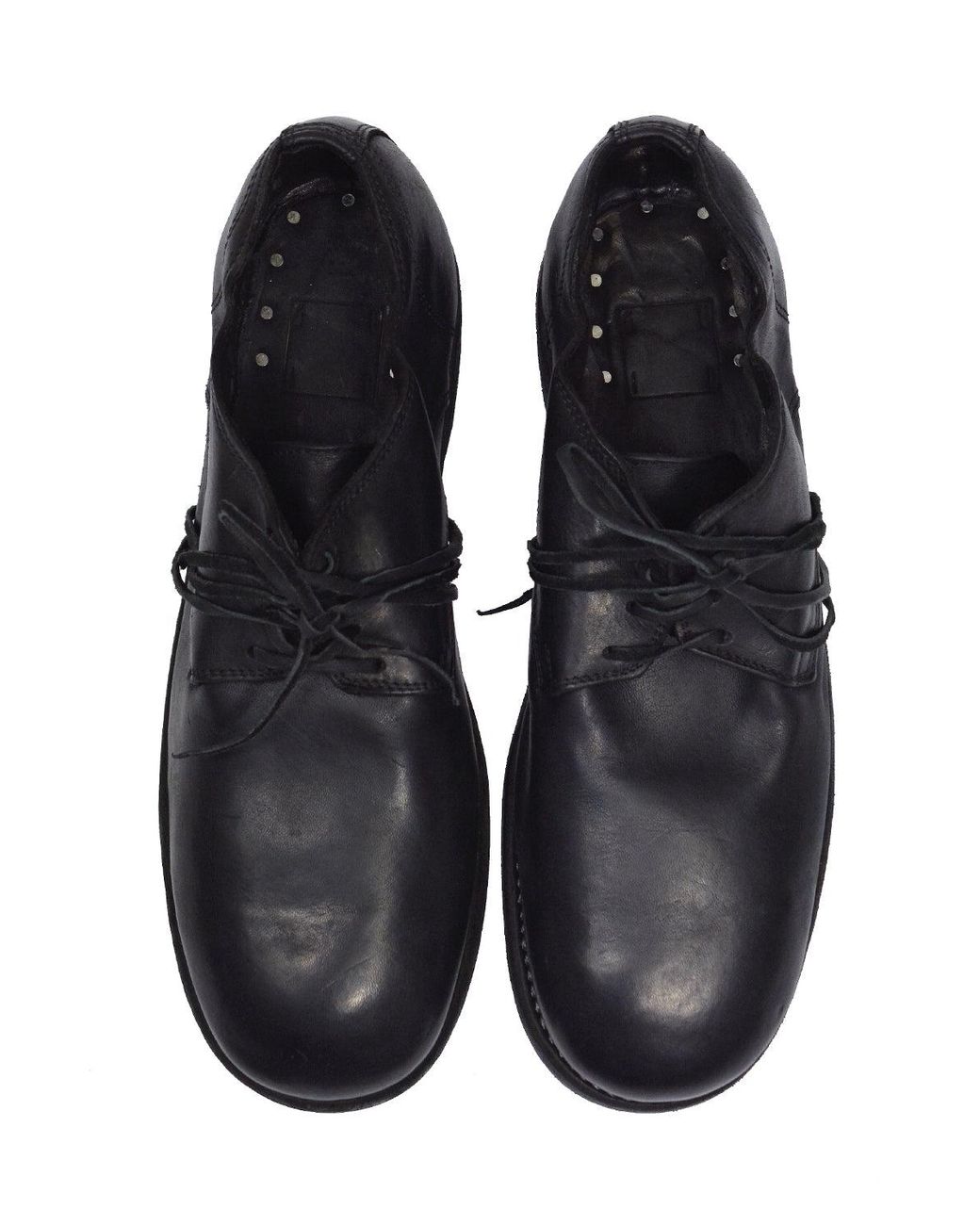 DOSHABURI Leather Guidi 992 Donkey Full Grain Classic Derby Shoes Black for  Men | Lyst