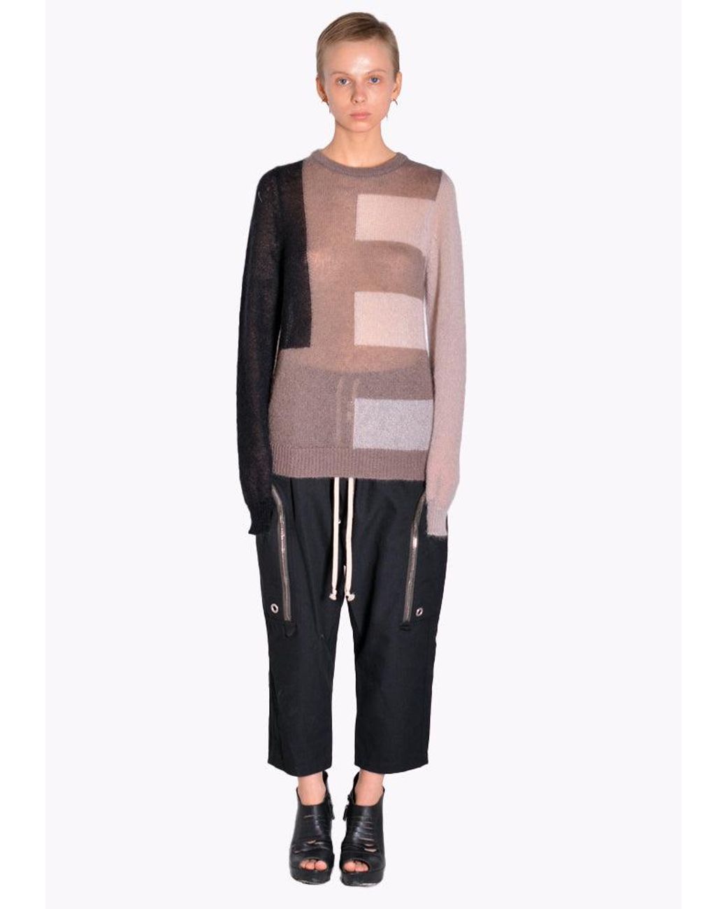限定商品発売中 Rick Owens RR02B2677 BIKER ROUND NECK growthcenter