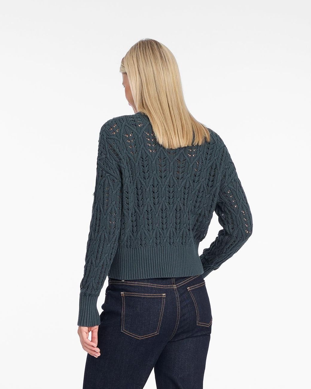 Draper James Blue Cardigan