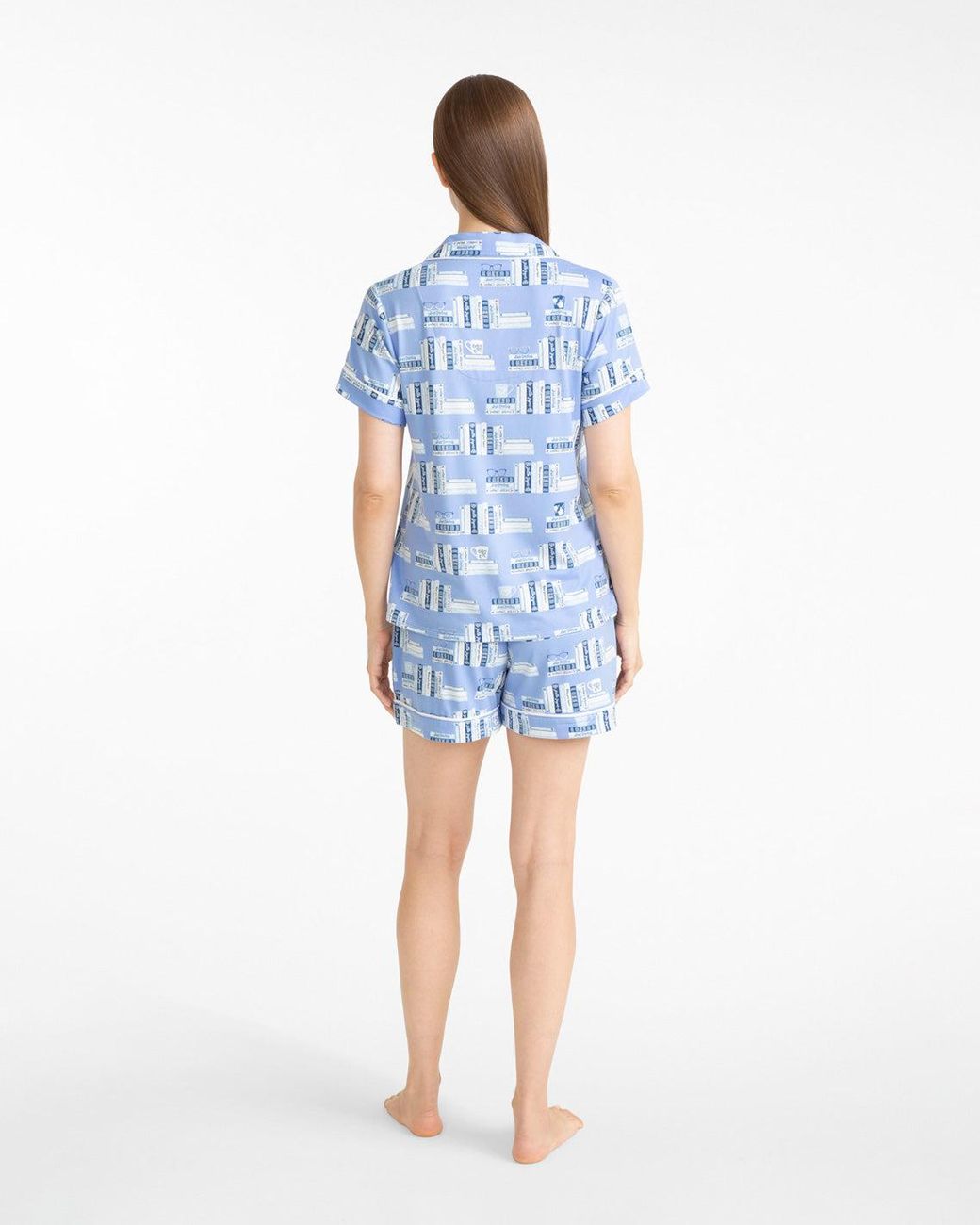 Draper James Blue Sara Pajama Set In Bookstack