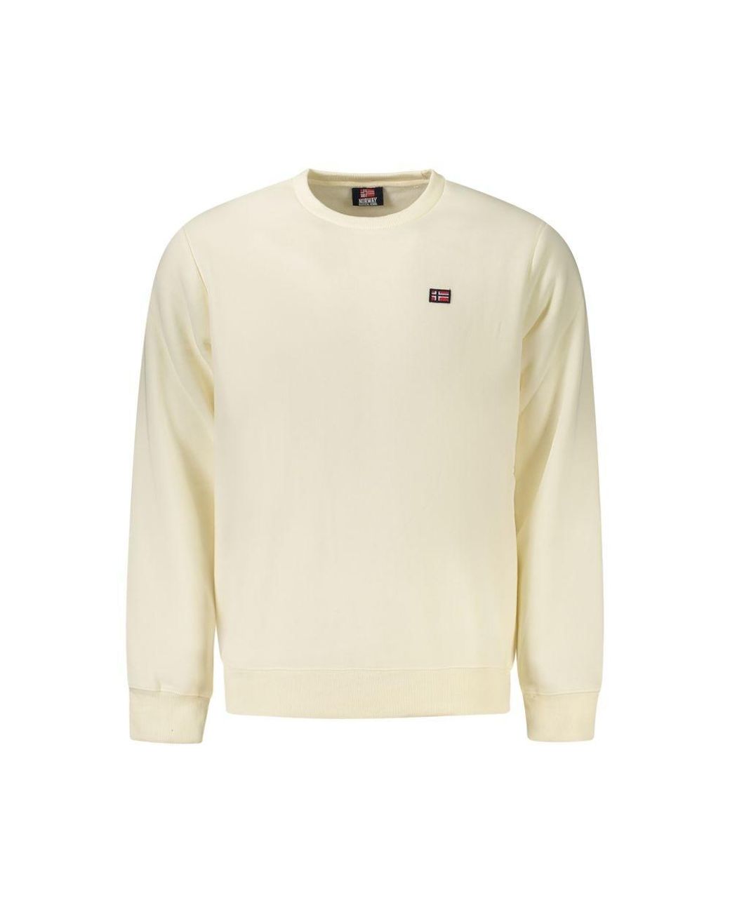 Norway 1963 White Crew Neck Long Sleeve Sweatshirt for men