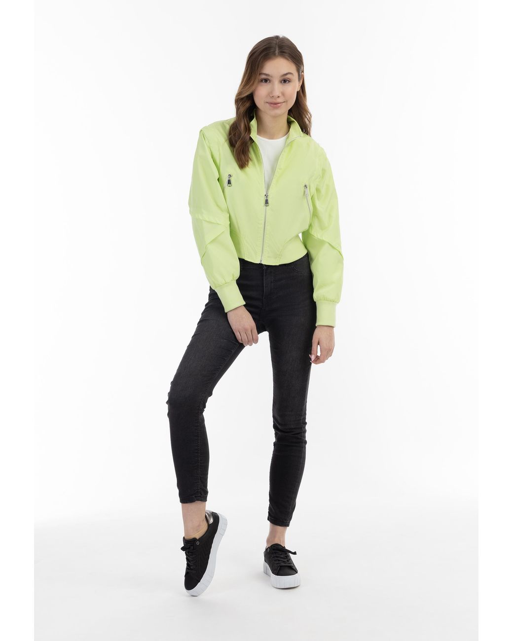 myMo My Blouson Jasje in het Green