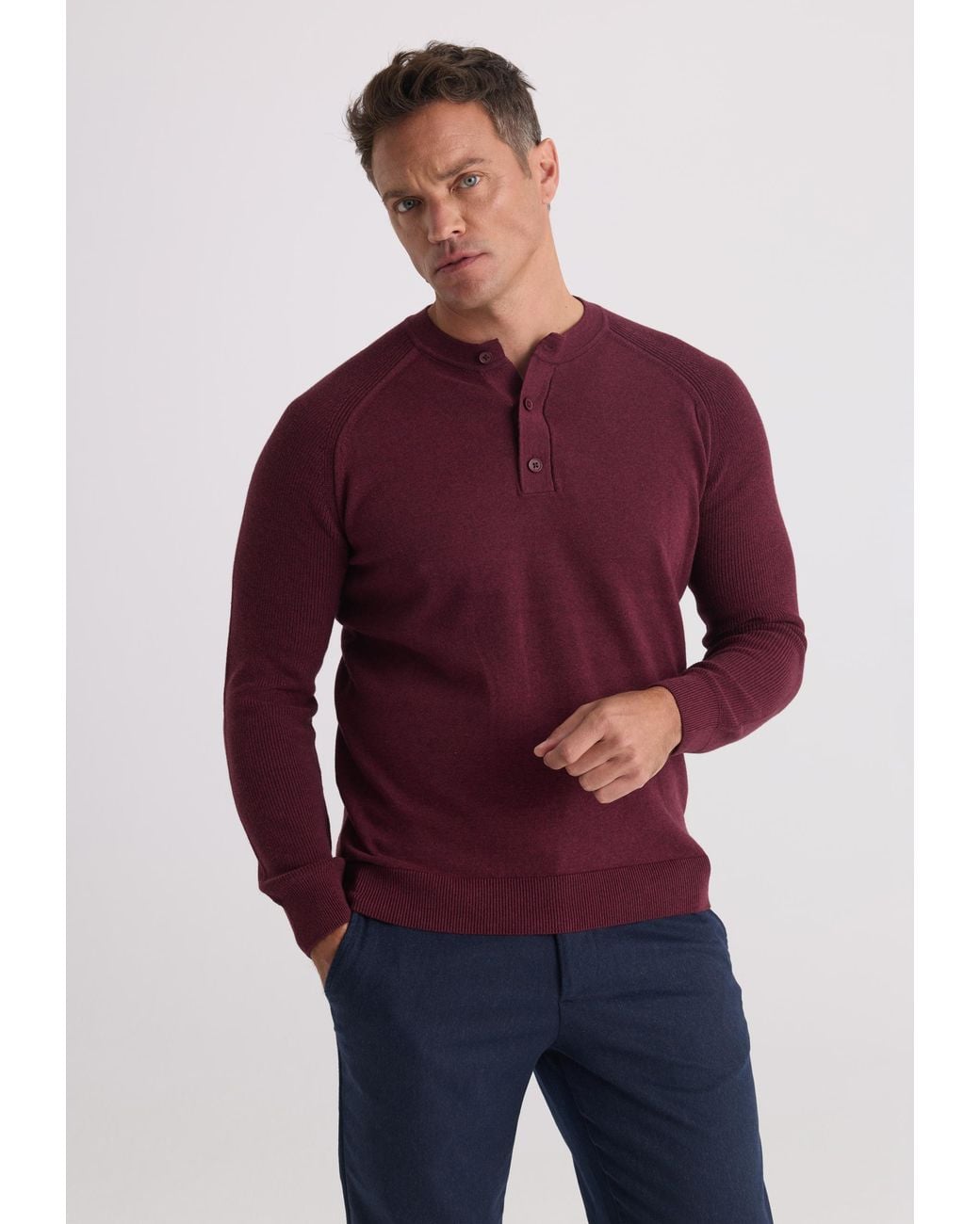 Felix Hardy Pullover Rundhalspullover in Red für Herren