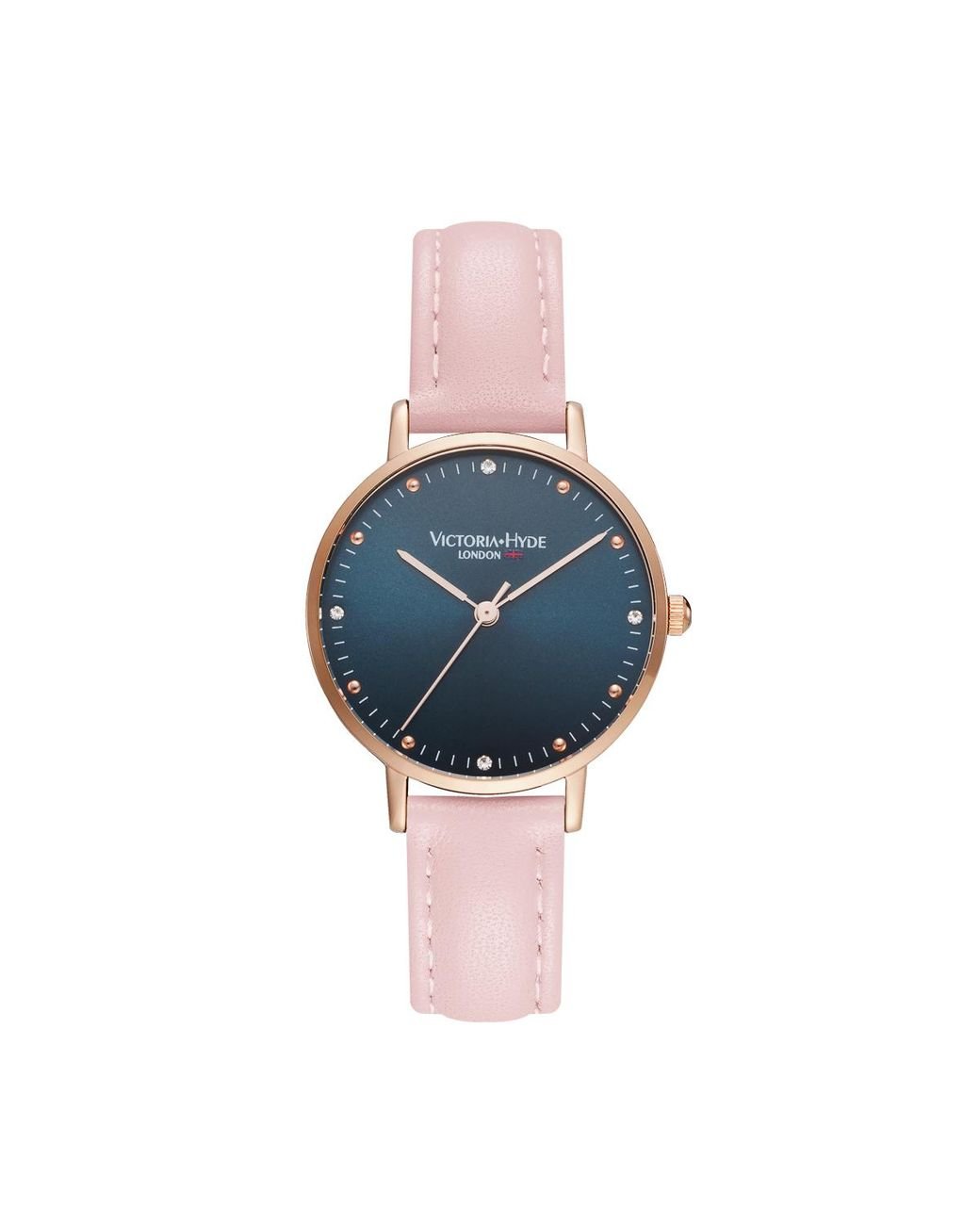 Victoria Hyde London Watch Metropolitan Pearl Leather in Blue