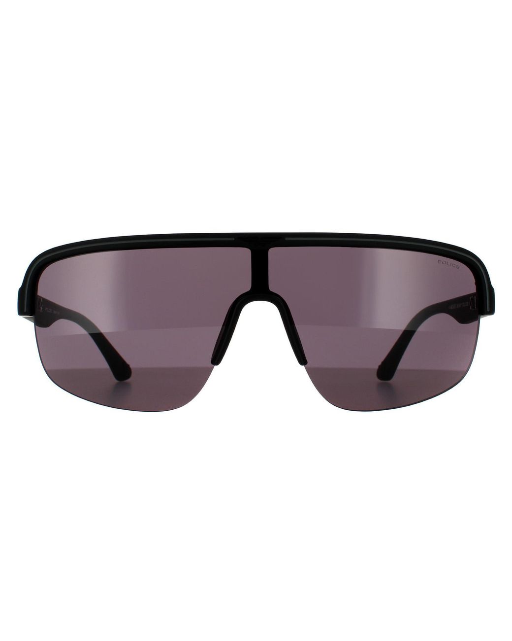 Police Brown Semi Rimless Matte Smoke 90041091 for men