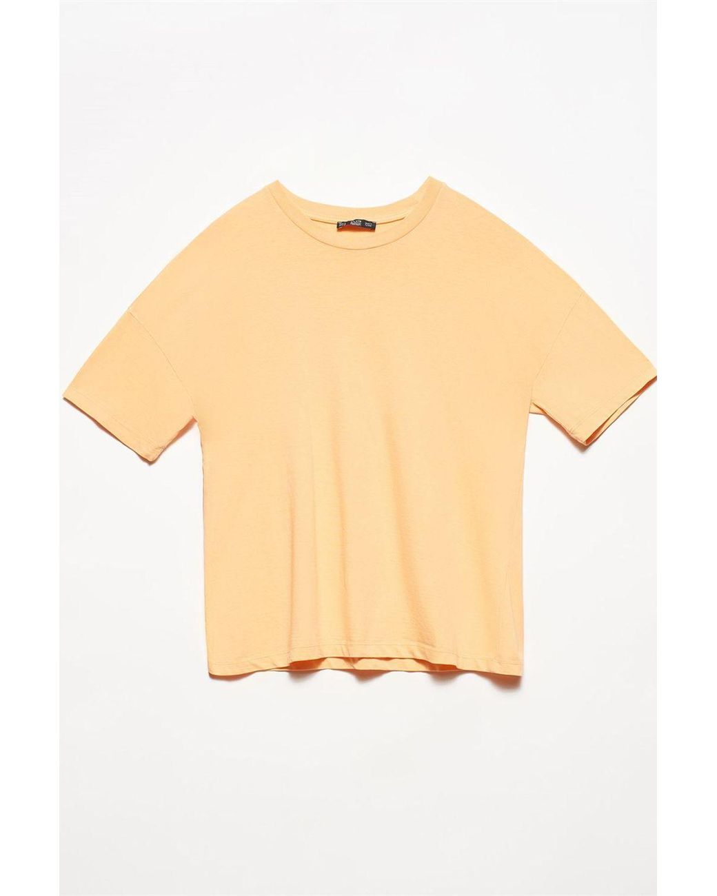 Dilvin White Cotton Crew Neck T-Shirt