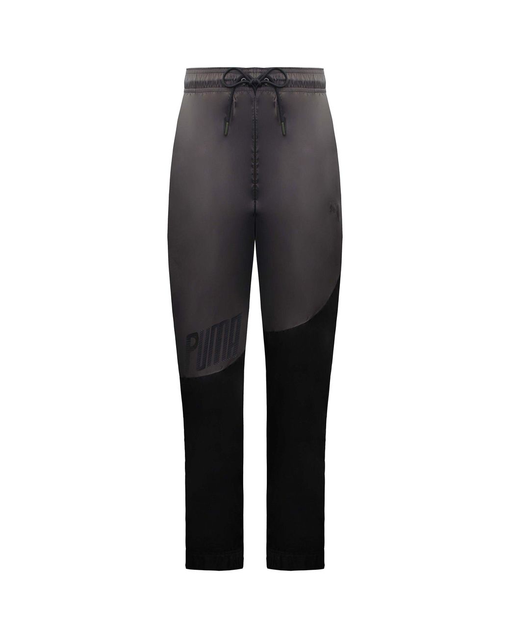 PUMA Gray Logo Track Pants for men