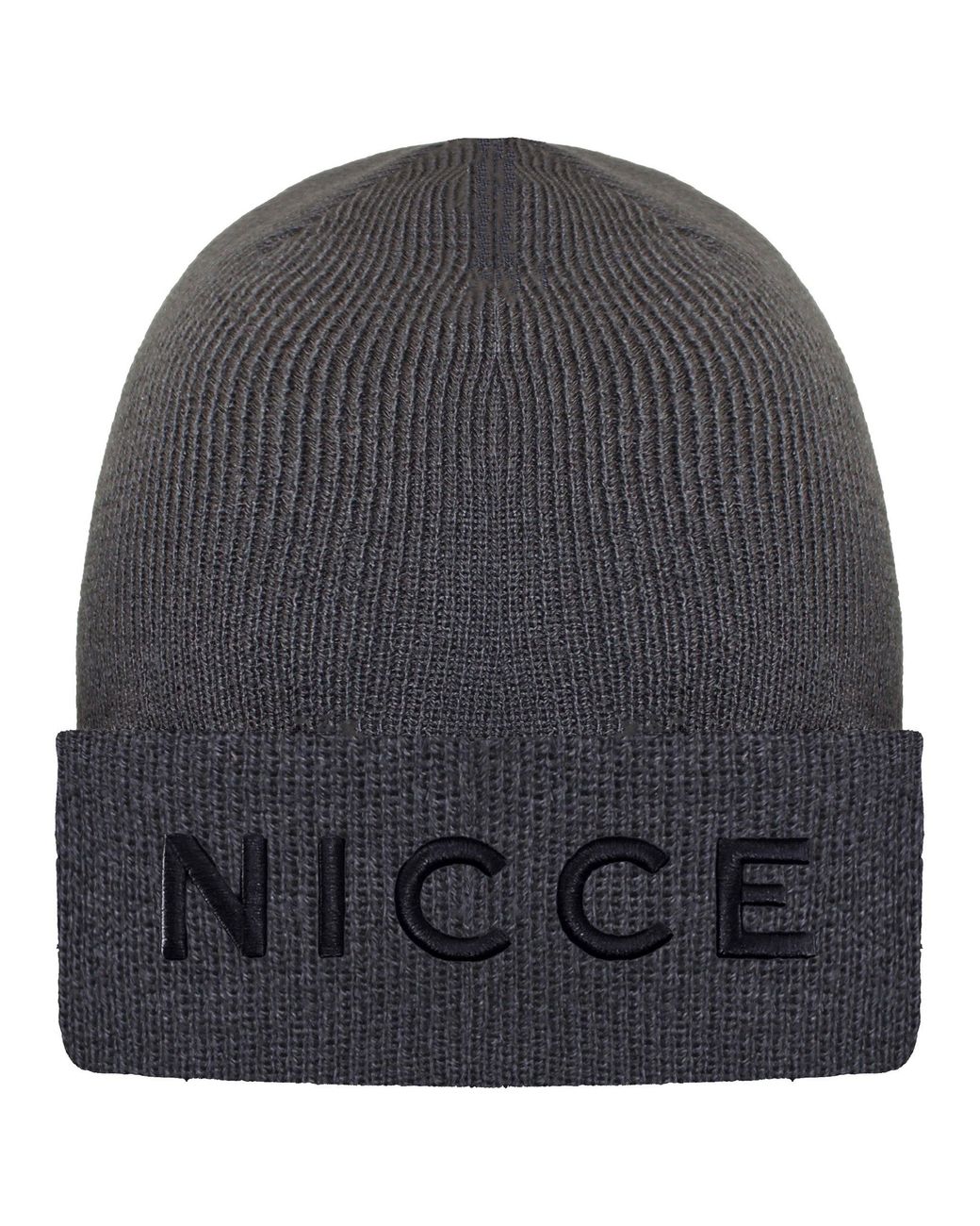 Nicce London Gray Mini Mercury Beanie for men