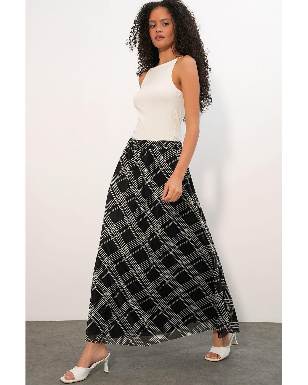 Bigdart Multicolor Floral High Waist Maxi Skirt