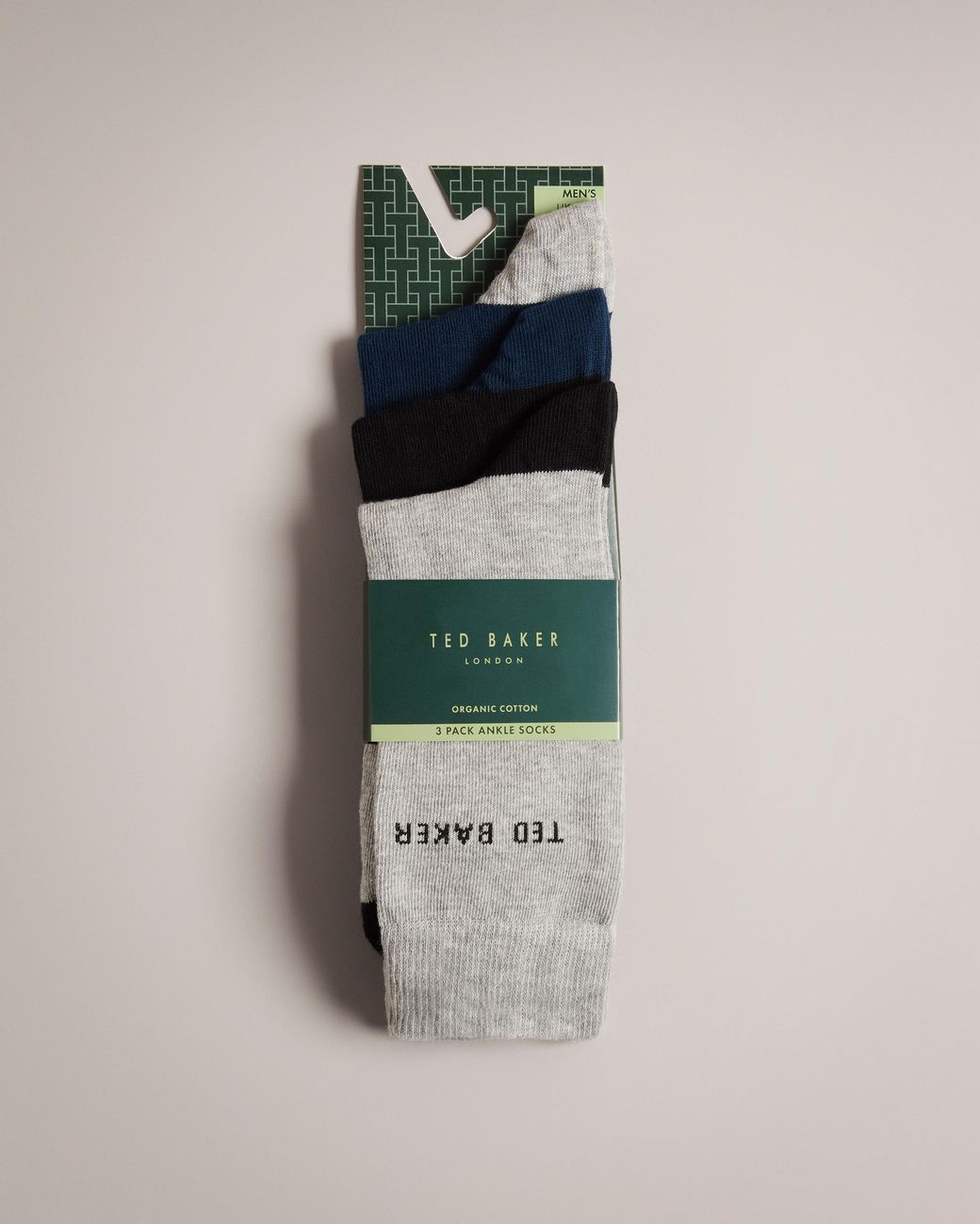 Ted Baker Multicolor Mixxed Three Pack Of Socks, Assorted for men