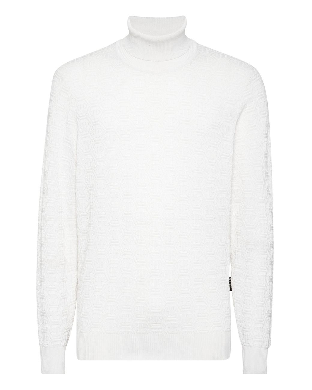 Philipp Plein Rollkragenpullover Monogram in White für Herren
