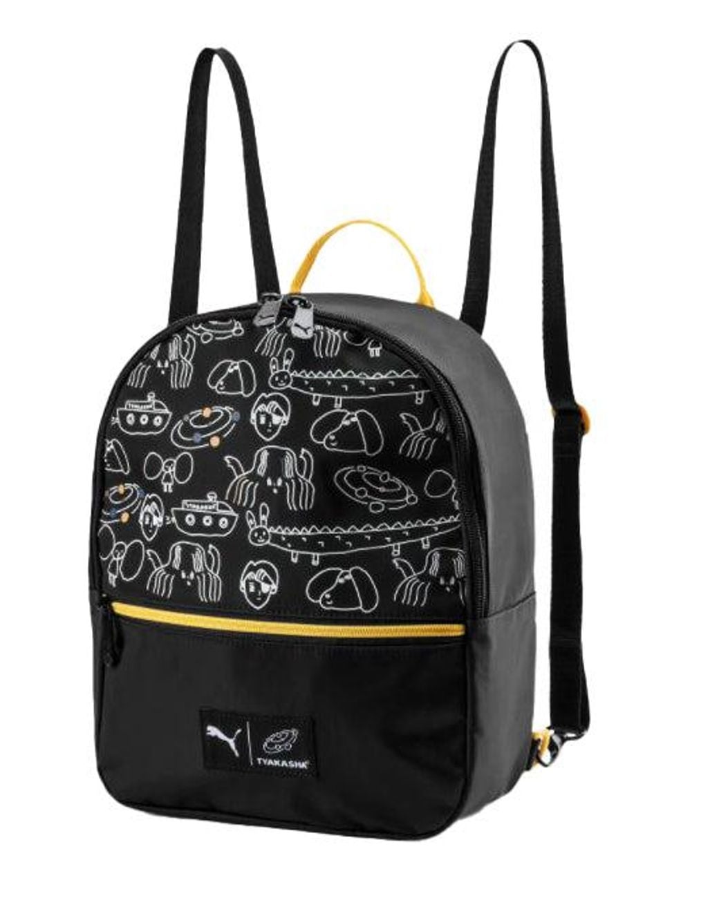PUMA Black X Tyakasha Mini Backpack Nylon Shanghai