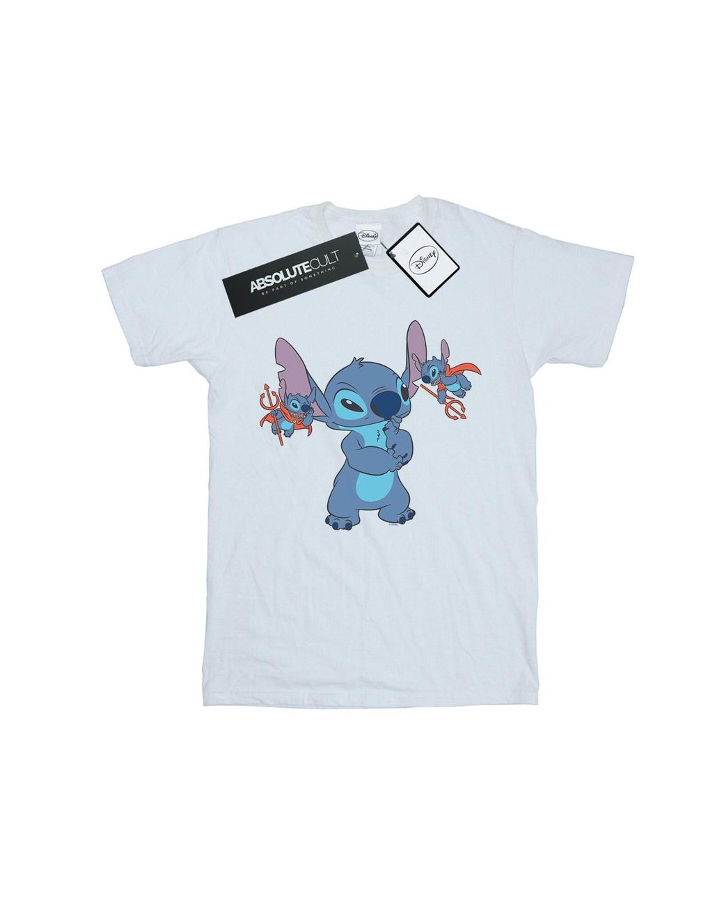 Disney Blue Lilo And Stitch Little Devils T-Shirt Cotton for men