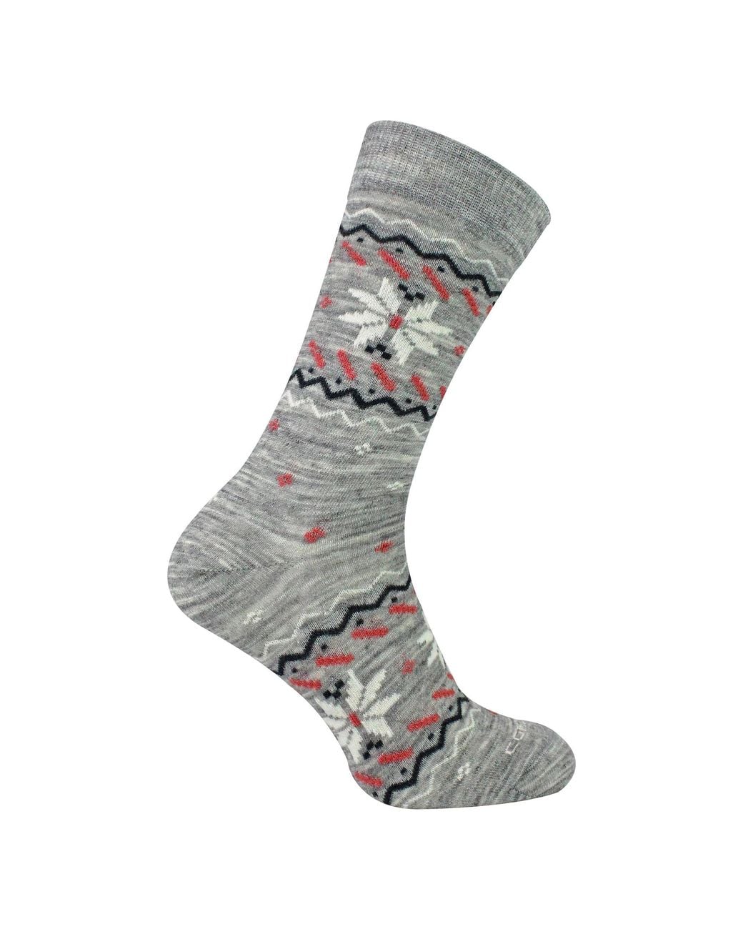 Comodo Gray Ladies Alpaca Merino Wool Hiking Socks for men