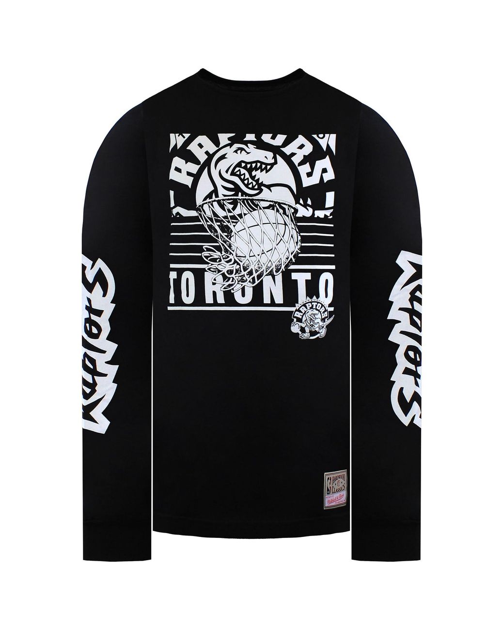 Mitchell & Ness Black Nba Toronto Raptors Big Face 3.0 Top for men