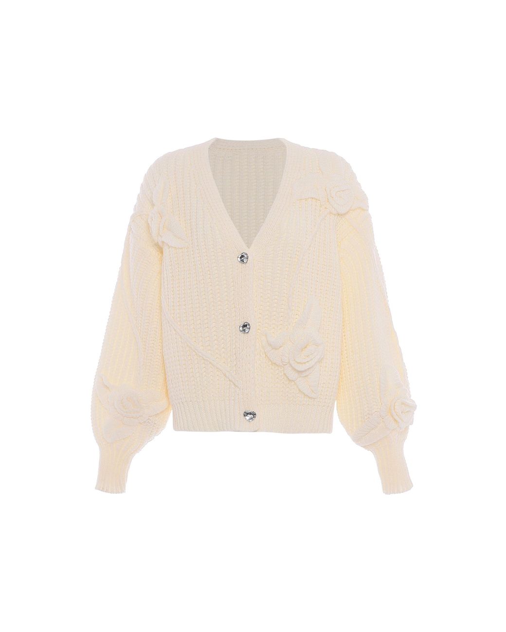 faina Jumper Wolwit in het Natural
