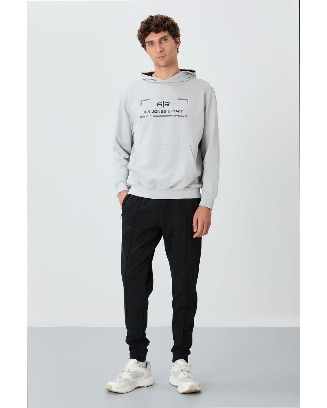 TOMMY LIFE Gray Jogger Sweatpants for men