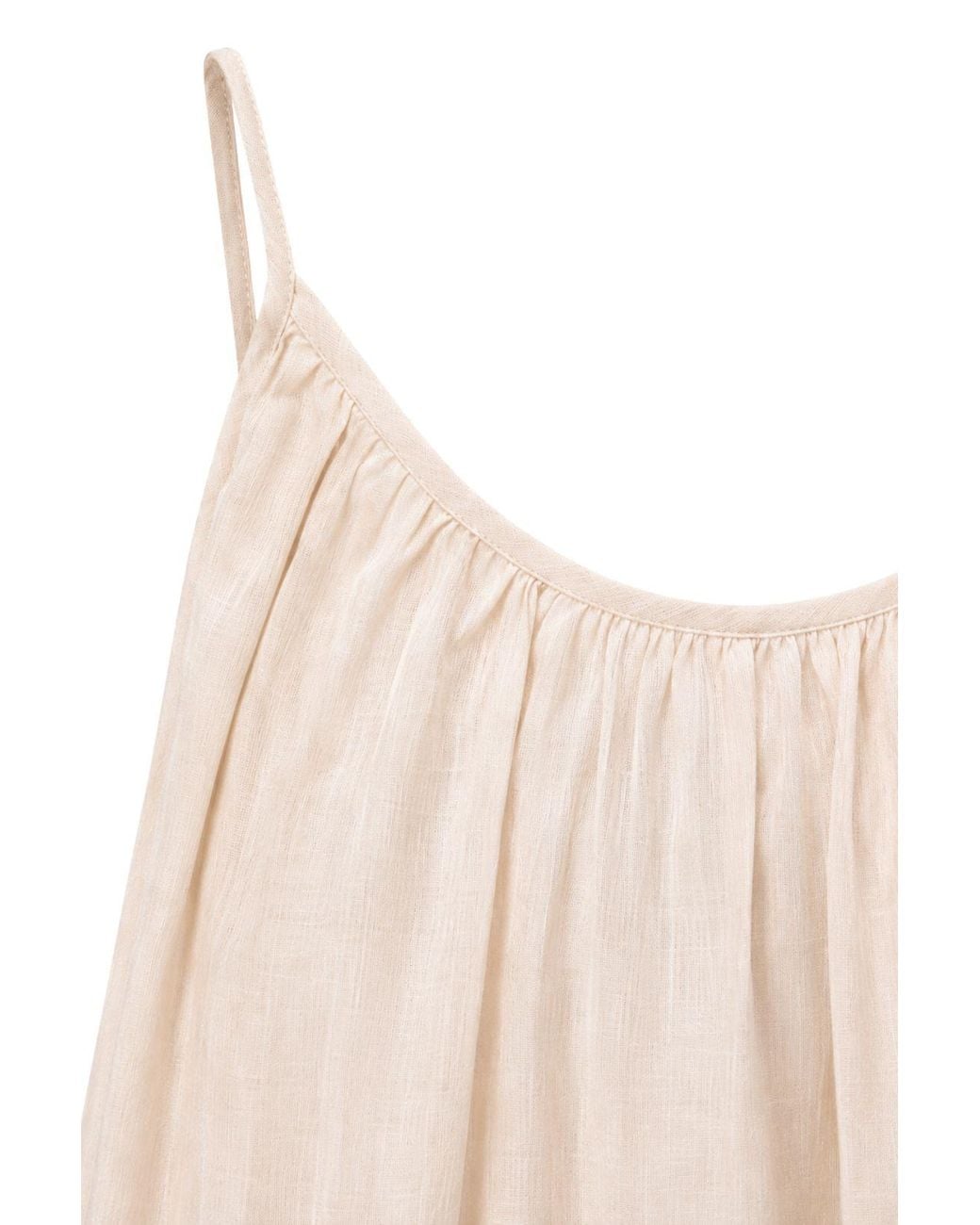 MixRay Natural Sleeveless A-Line Maxi Dress