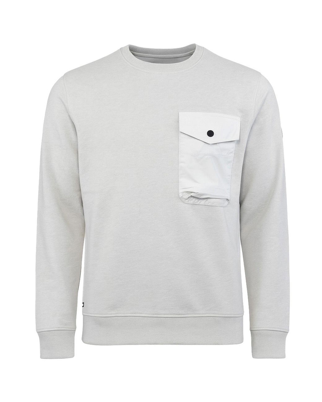 Weekend Offender Gray Kesey Sweater Cotton for men