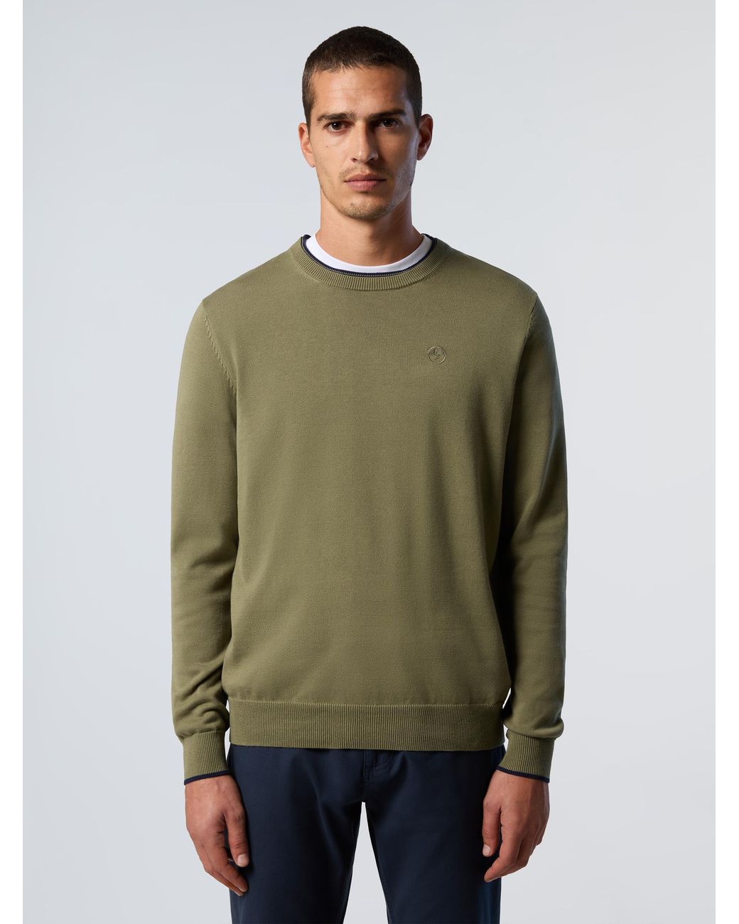 North Sails Pullover Gesticktes Logo in Green für Herren