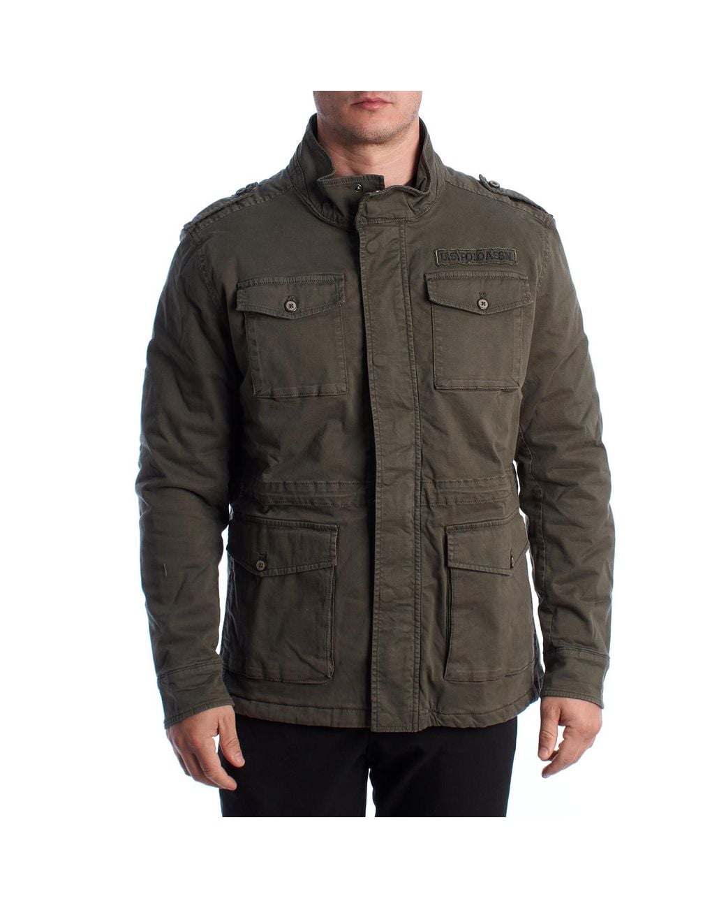 U.S. POLO ASSN. Black Winter Jacket Us40127014 for men