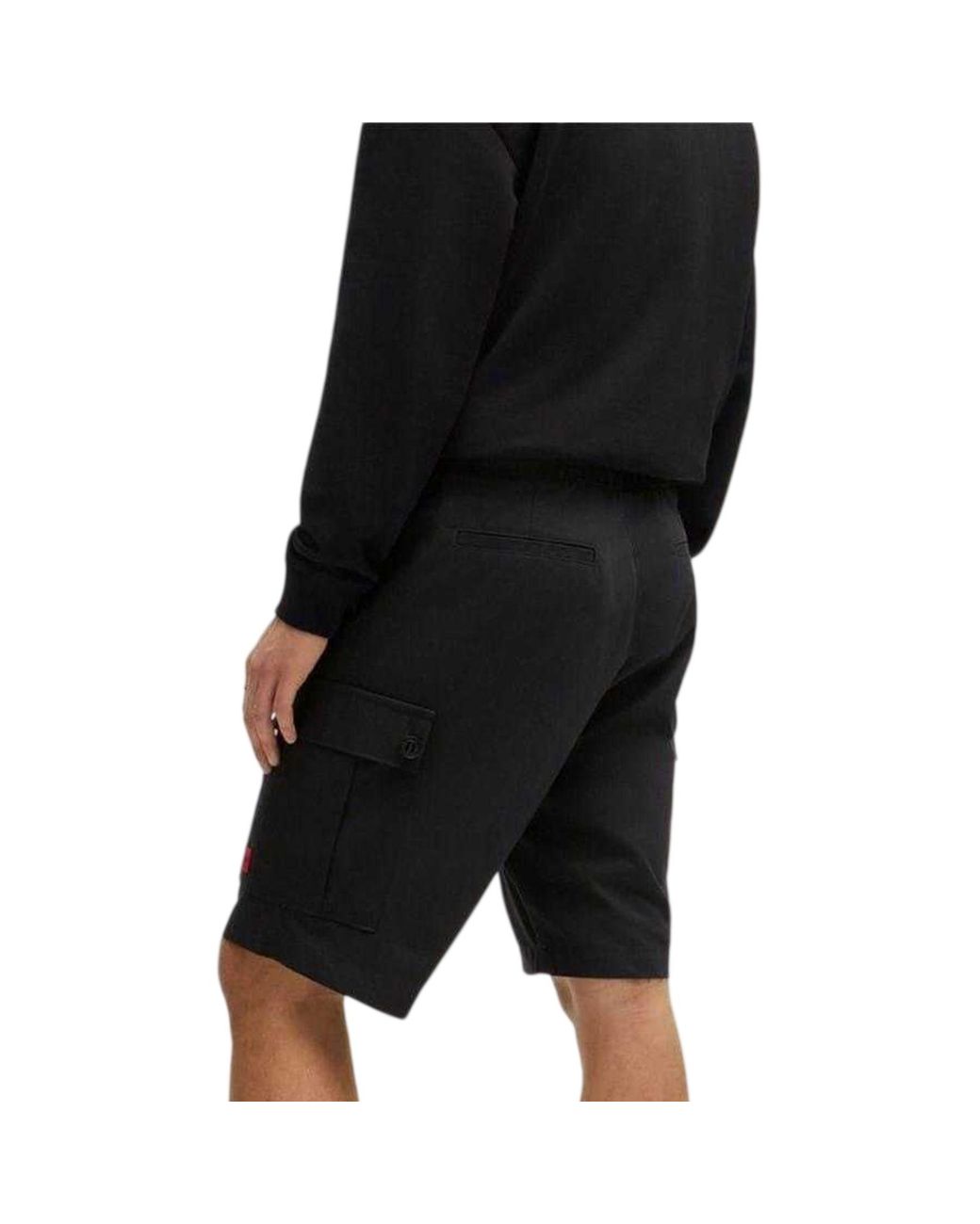 HUGO Cargo Shorts in het Black voor heren