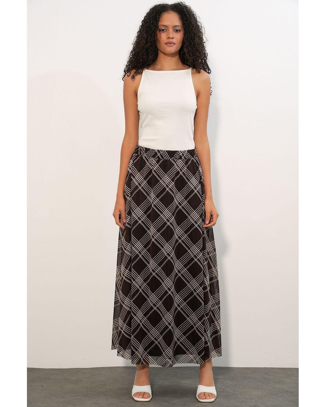 Bigdart Multicolor Floral High Waist Maxi Skirt