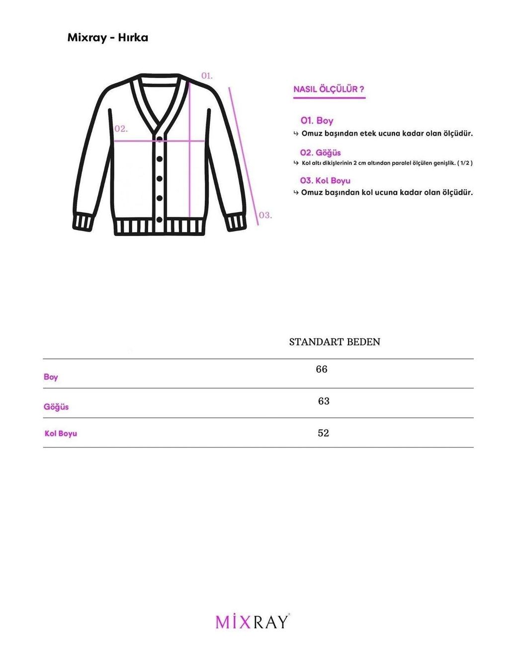 MixRay Brown Oversized Knit Cardigan With Heart Detail