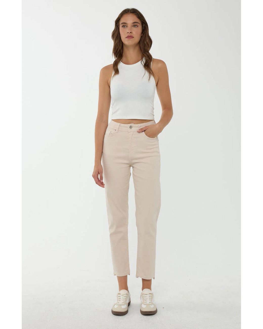 Hiccup Multicolor Basic Crop Top