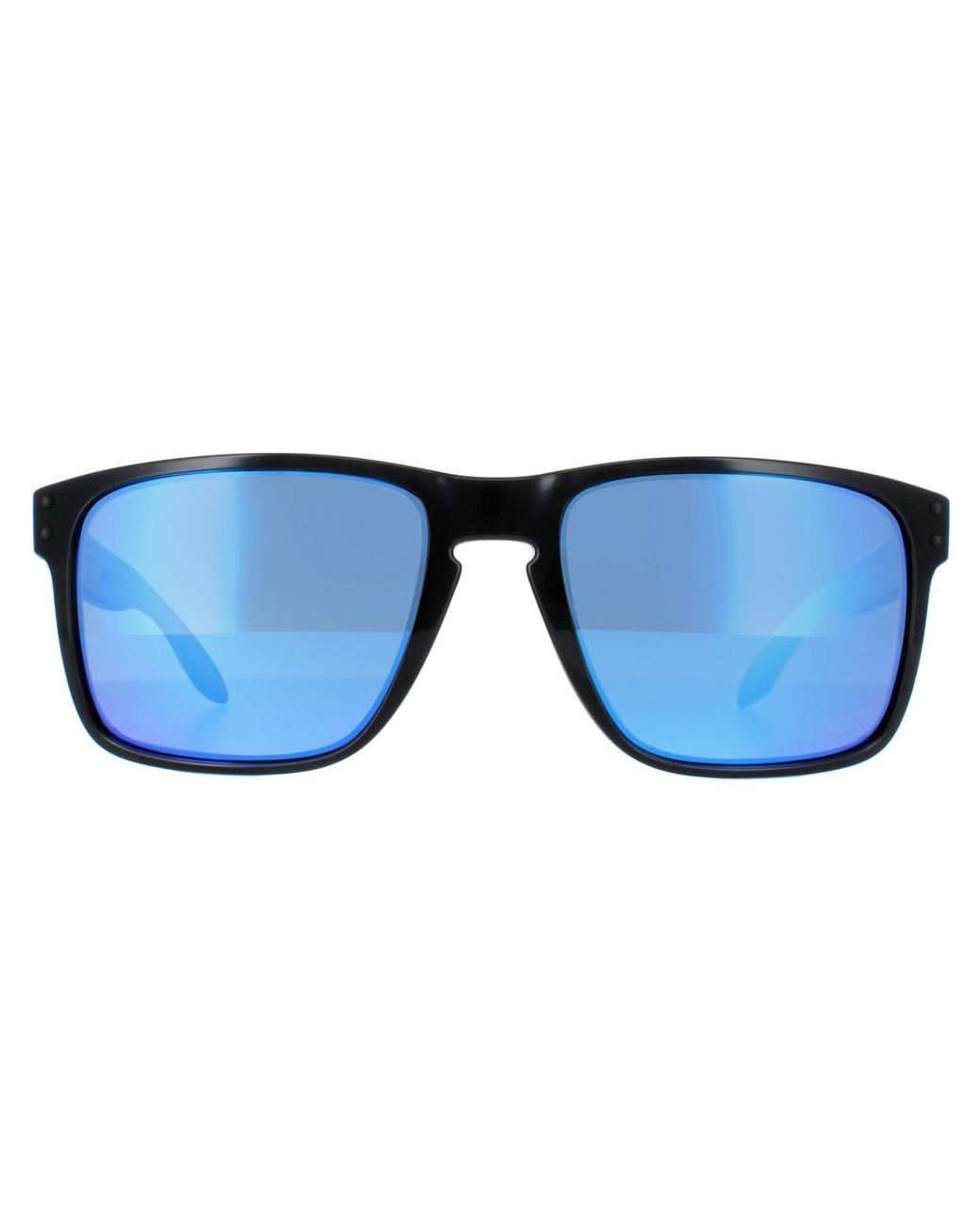 Oakley Blue Square Polished Prizm Sapphire Sunglasses for men