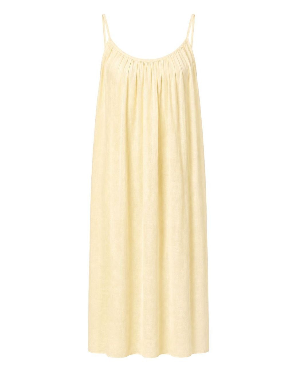 MixRay Natural Sleeveless A-Line Maxi Dress