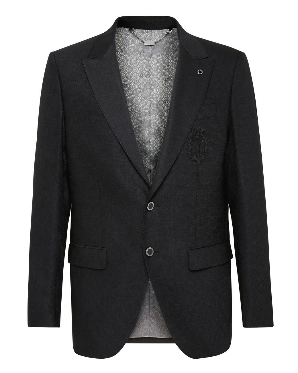 Billionaire Blazer Crest in het Black voor heren