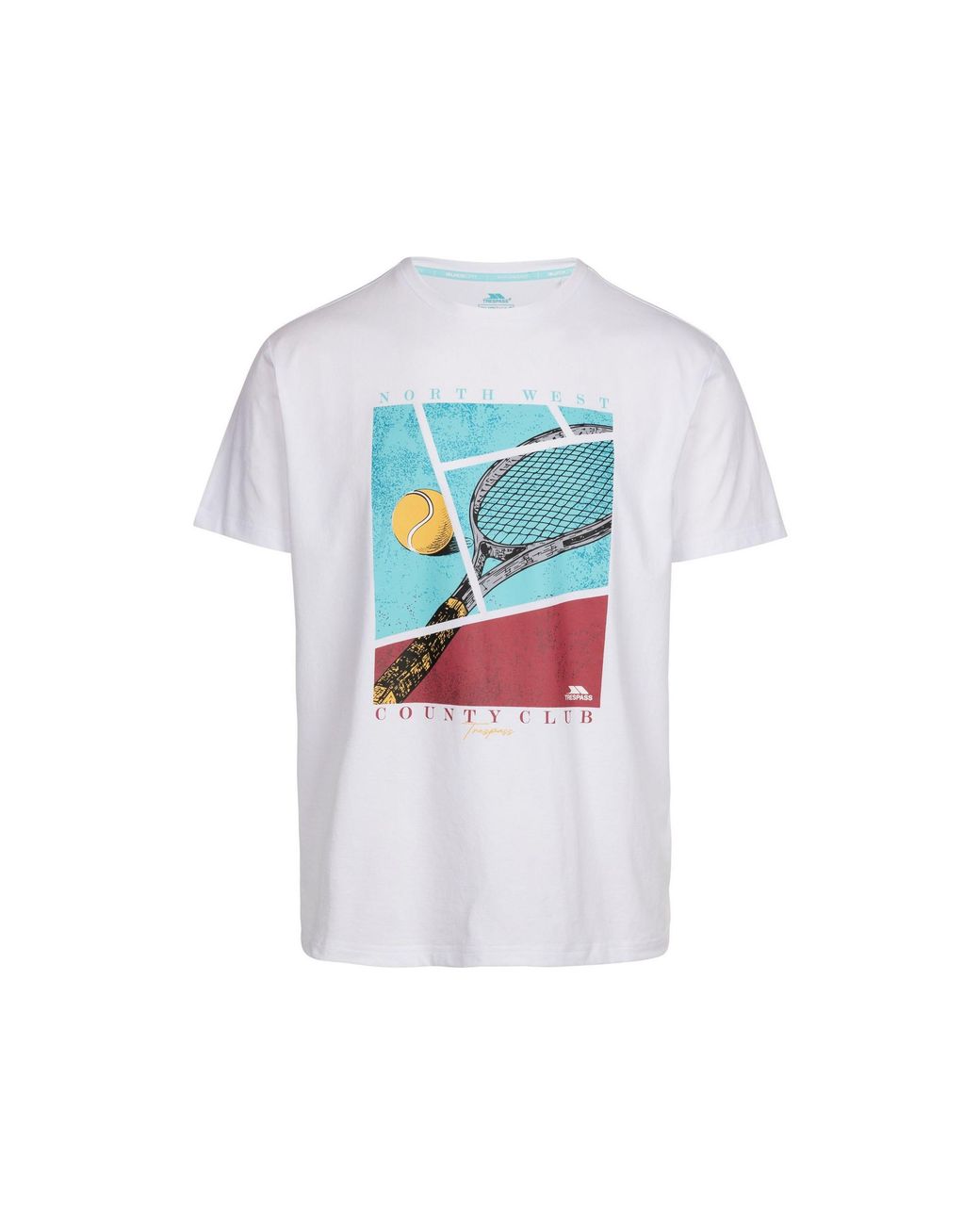 Trespass White Serland Tp75 T-Shirt for men