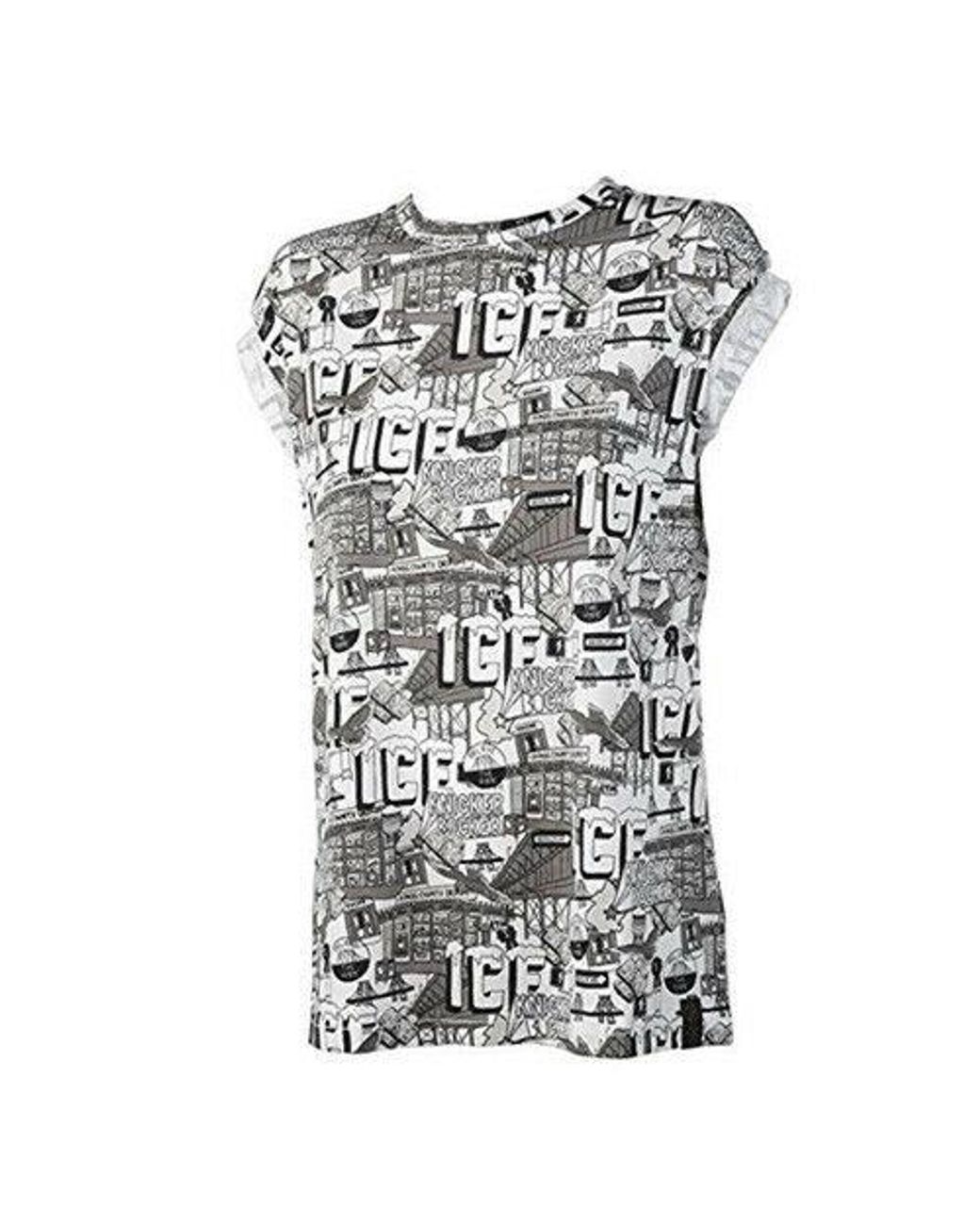 PUMA White Sophia Chang Printed T Shirt Textile