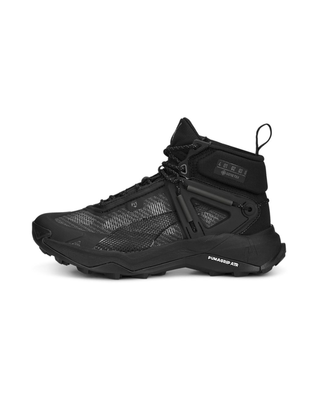 PUMA Black Explore Nitro Mid Gore-Tex Hiking Shoes