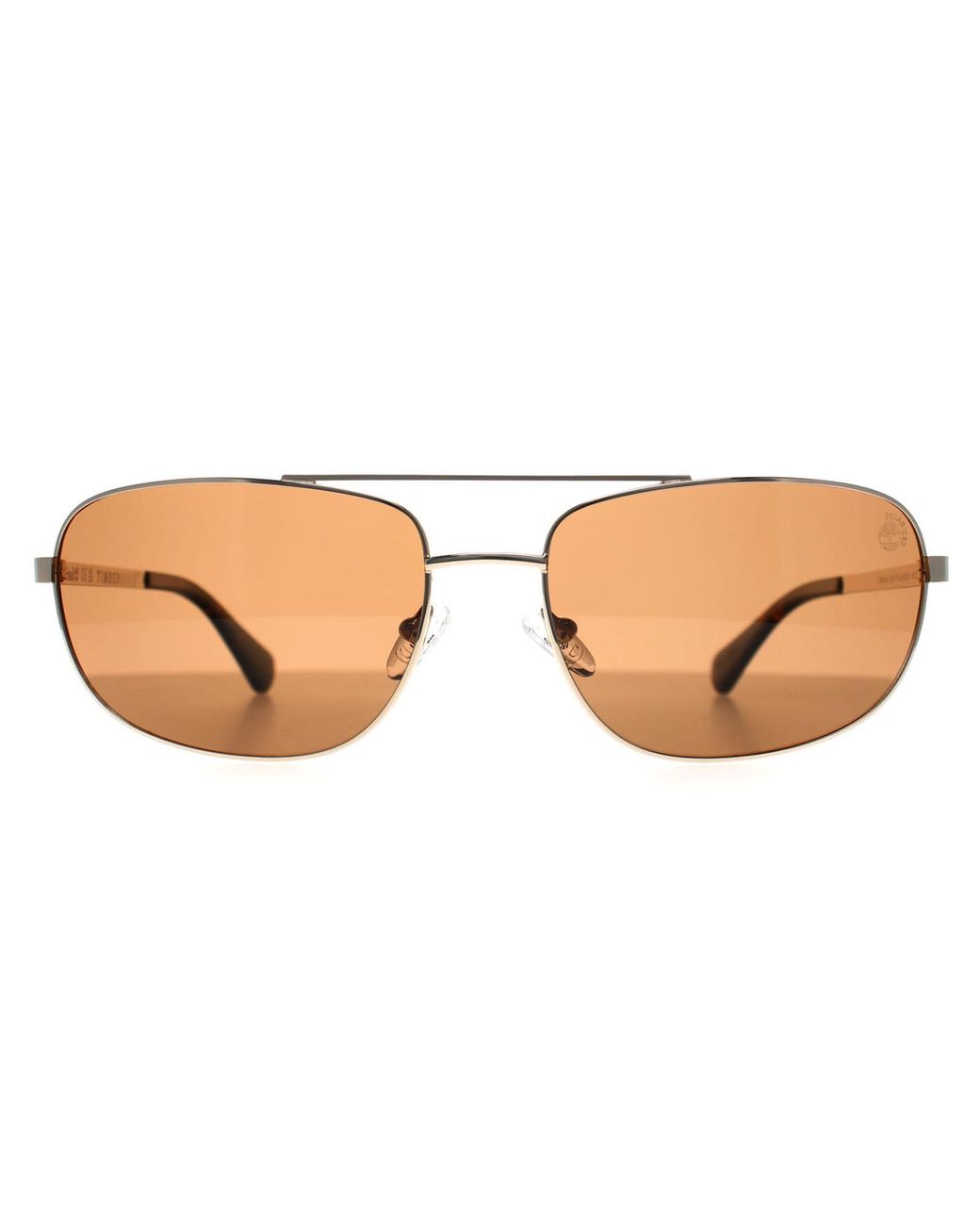 Timberland Brown Aviator Polarized Tb00045 Metal for men