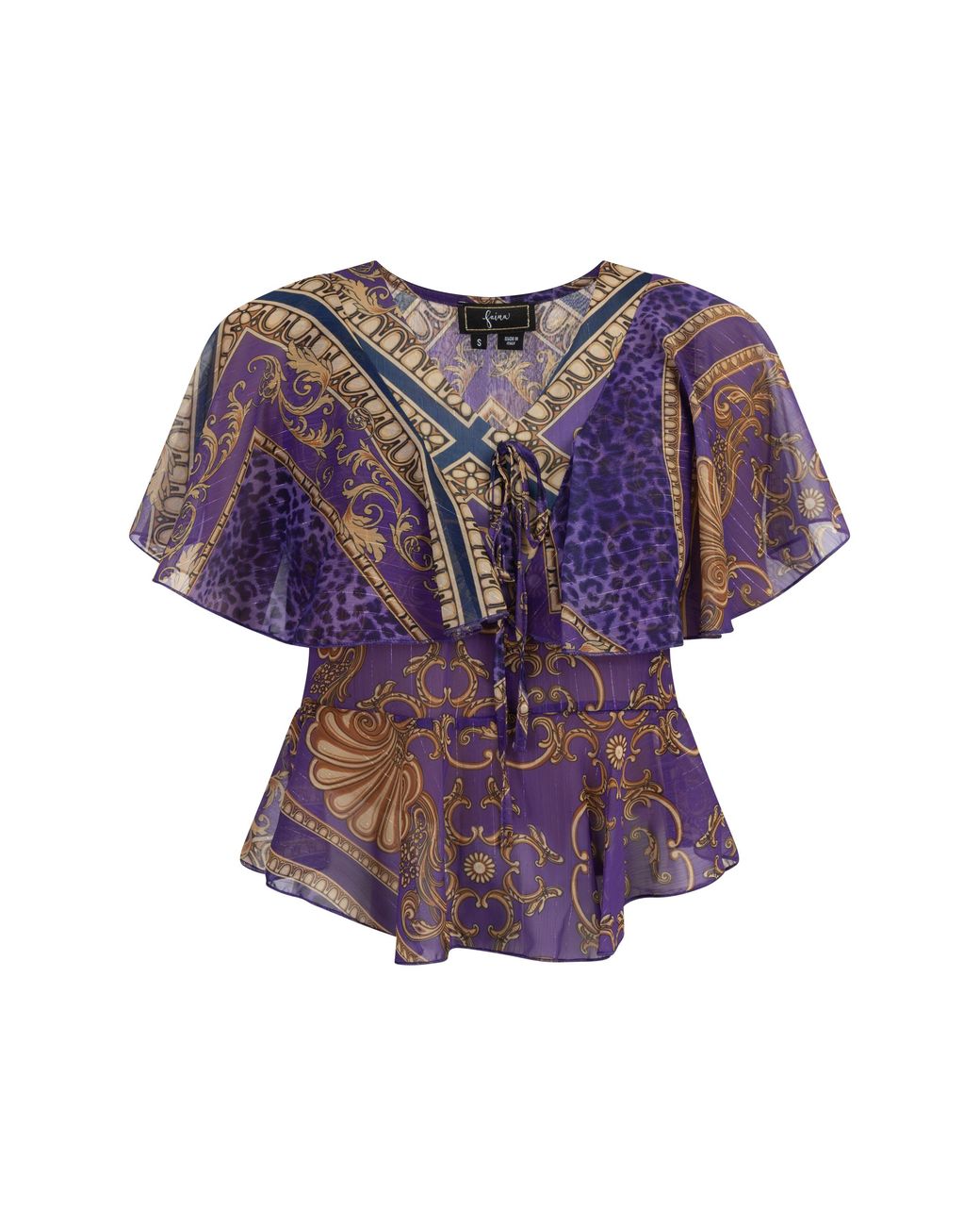 faina Blouse in het Purple