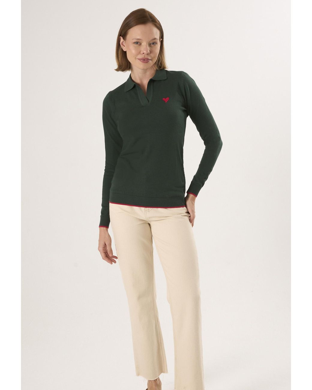Felix Hardy Green Pullover Strickpullover Mit Rollkragen