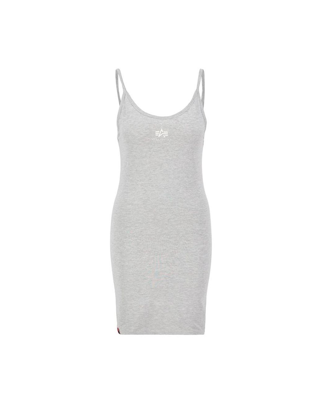 Alpha Industries White Basic Small Logo Dress