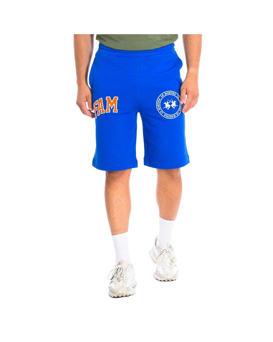 La Martina Blue Sports Shorts 11M087-Fp533 for men