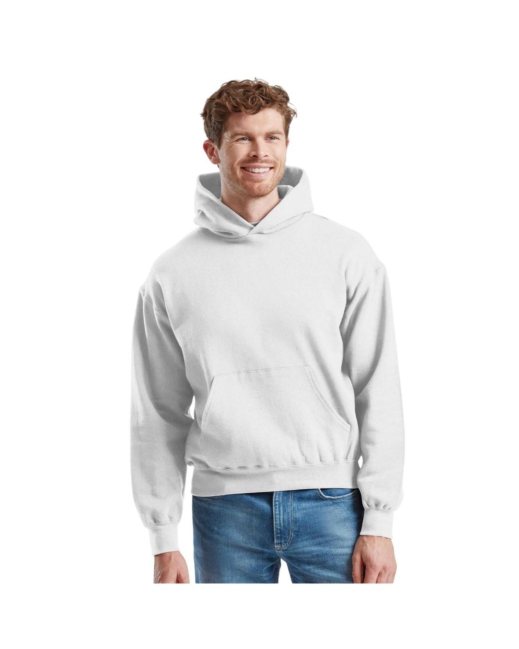 Fruit Of The Loom Gray Adult Supercotton Hoodie