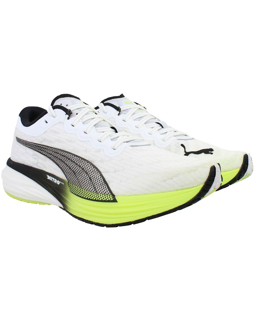 PUMA Gray Deviate Nitro 2 Running Shoes