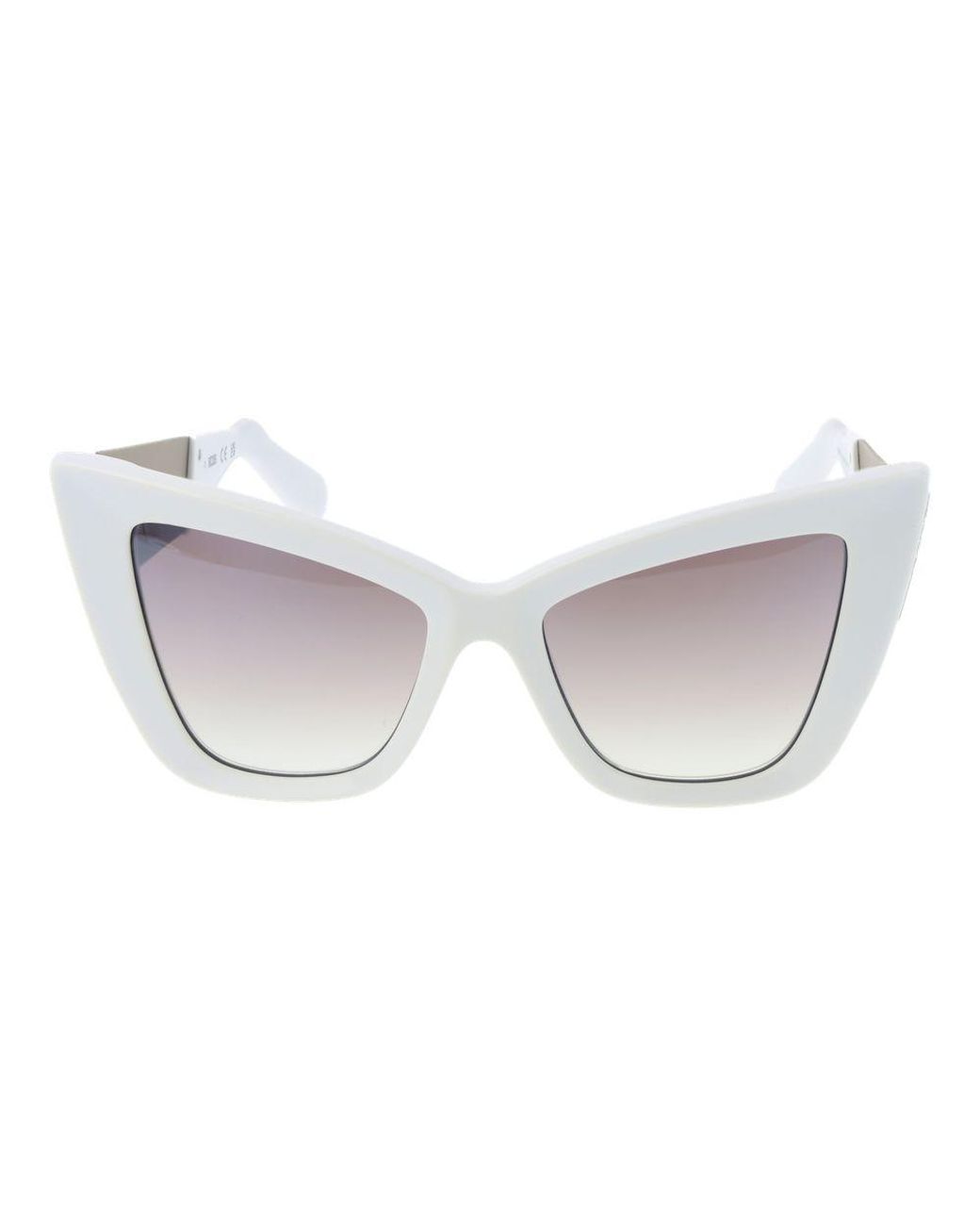 Gcds White Acetate Sunglasses