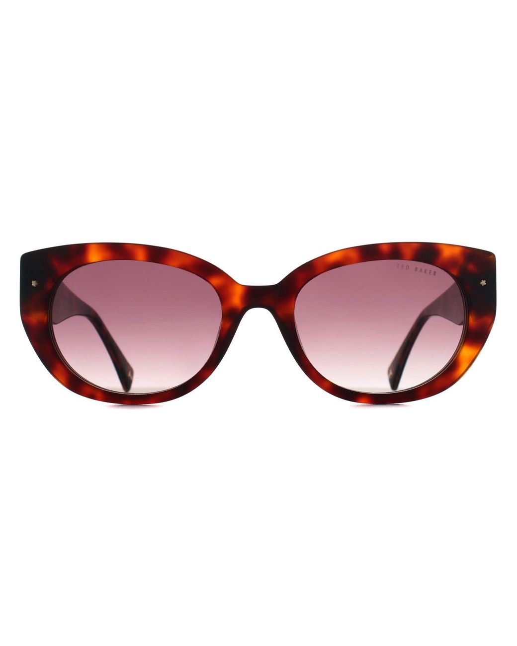 Ted Baker Red Oval Tortoise Gradient Tb1737