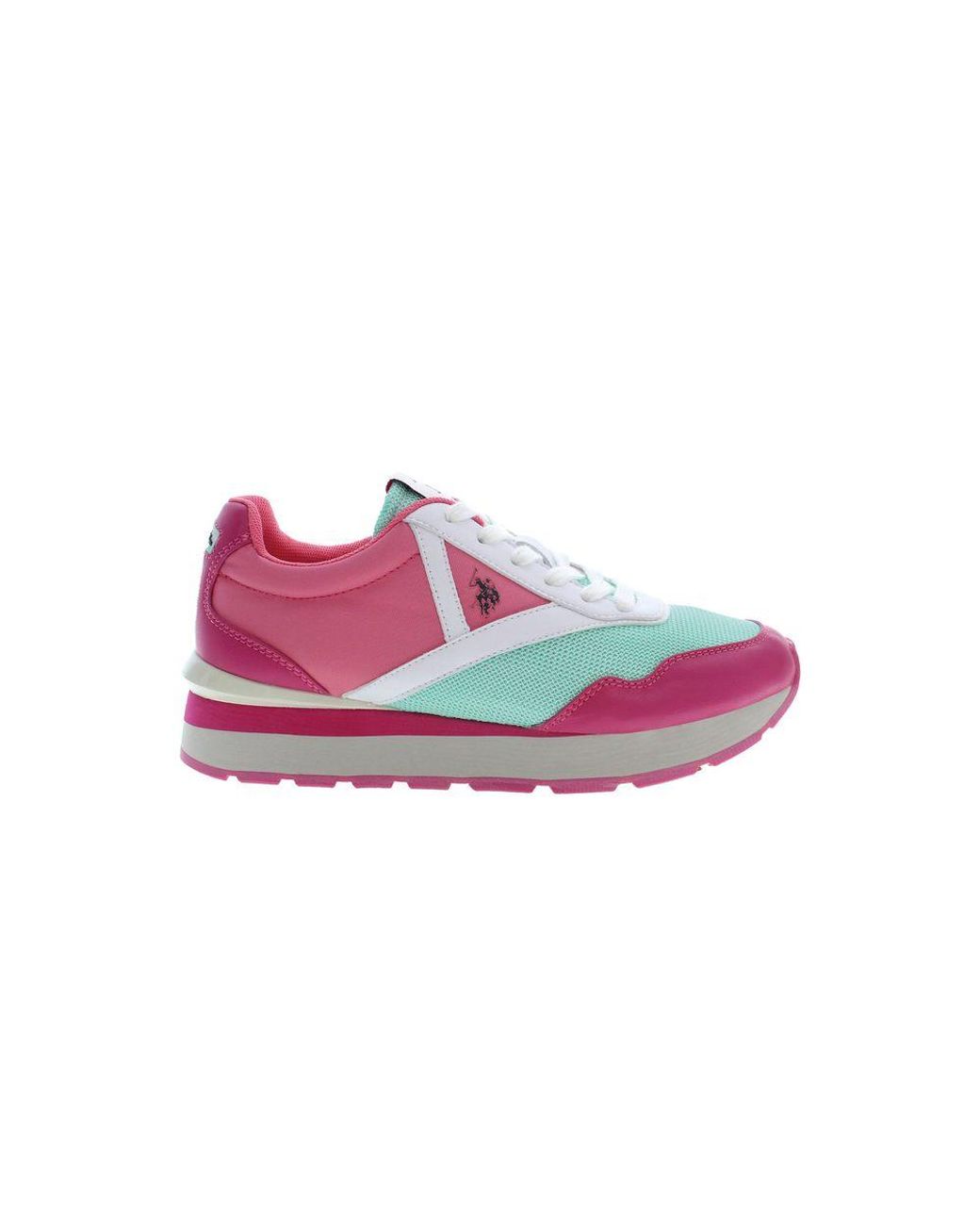 U.S. POLO ASSN. Pink U. S. Polo Assn. Polyester Sneaker